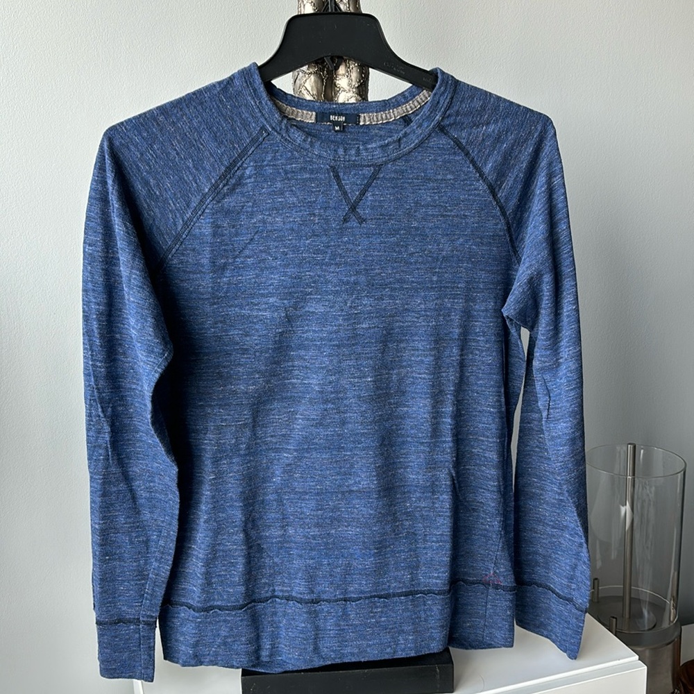 NWOT💥Benson long sleeve shirt 💯%cotton, multi blue, medium